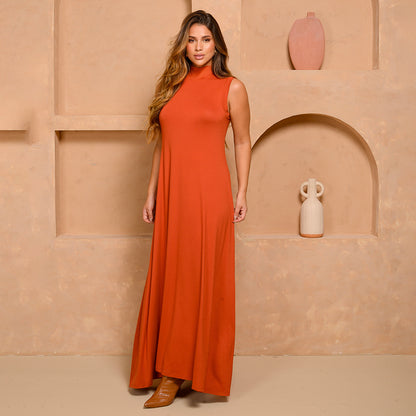 Vestido Longo Nayana - Malha Premium