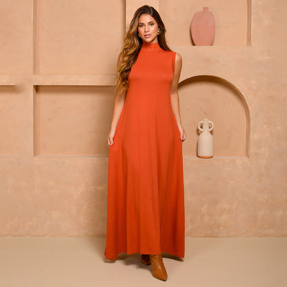Vestido Longo Nayana - Malha Premium
