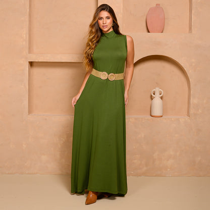 Vestido Longo Nayana - Malha Premium