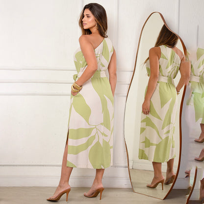 Vestido Midi Ombro Só BBonnie Leticia Estampados