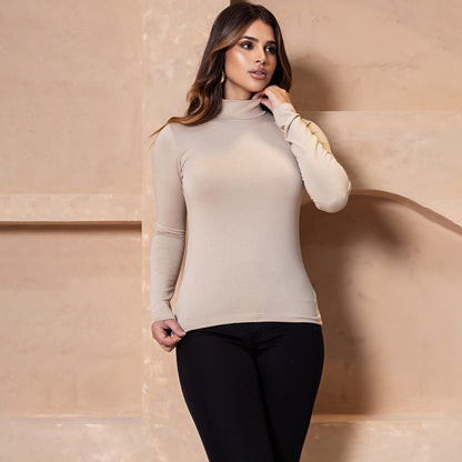 Blusa Cacharrel Olivia - Manga Longa com Gola Alta – B’Bonnie B'Bonnie