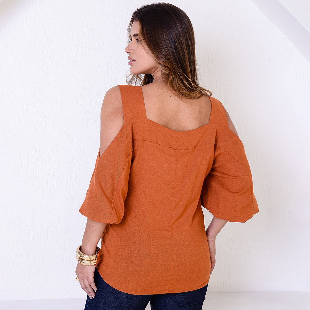 Blusa Ombro Vazado BBonnie Serena Terra