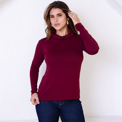 Blusa Gola Rolê Manga Longa BBonnie Lorena
