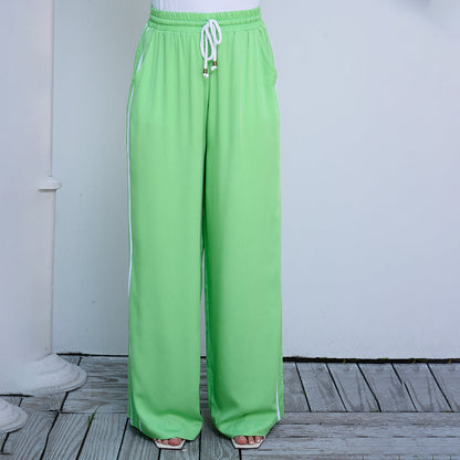 Calça Pantalona Listra Lateral BBonnie Manuela