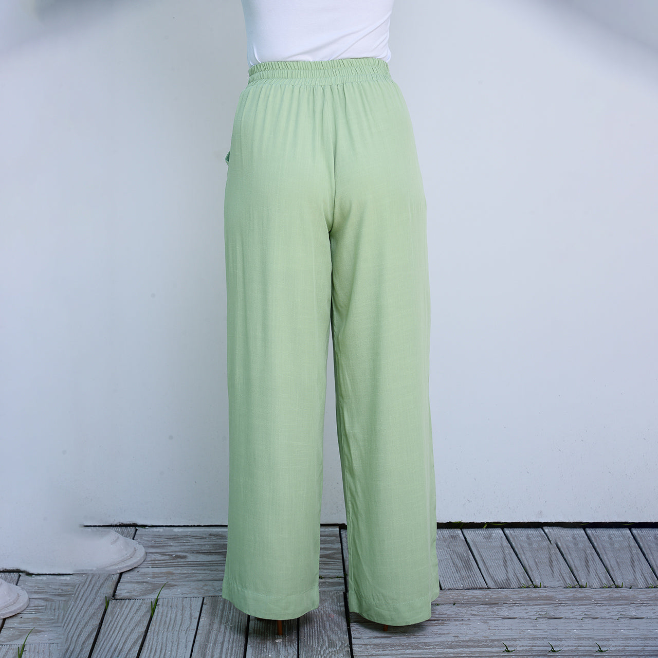 Calça Pantalona em Viscose BBonnie Manu
