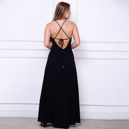 Vestido Maria – Longo com Decote nas Costas
