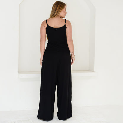 Macacão Longo Alças Finas BBonnie Marina