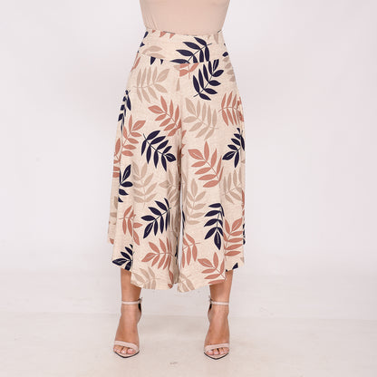 Calça Pantacourt com Cós BBonnie Noemi Estampados