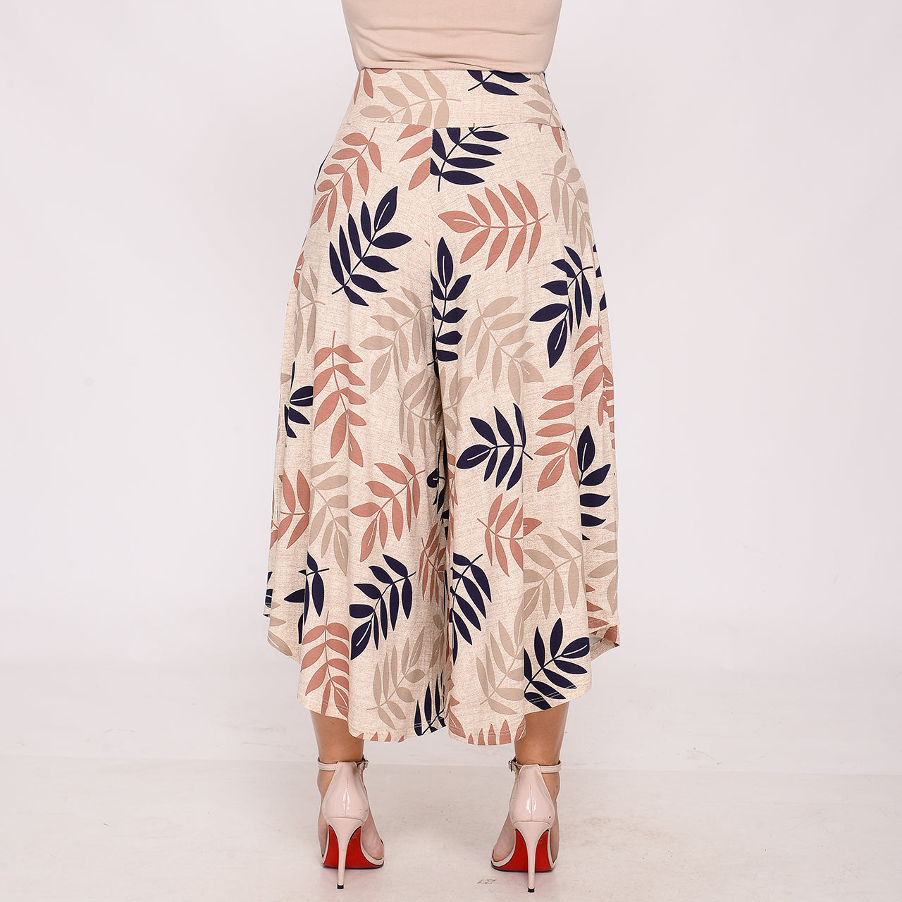 Calça Pantacourt com Cós BBonnie Noemi Estampados