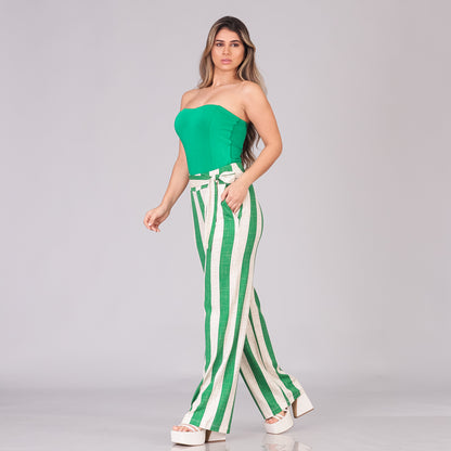 Blusa Tomara que Caia com Bojo BBonnie Cristal Verde Bandeira