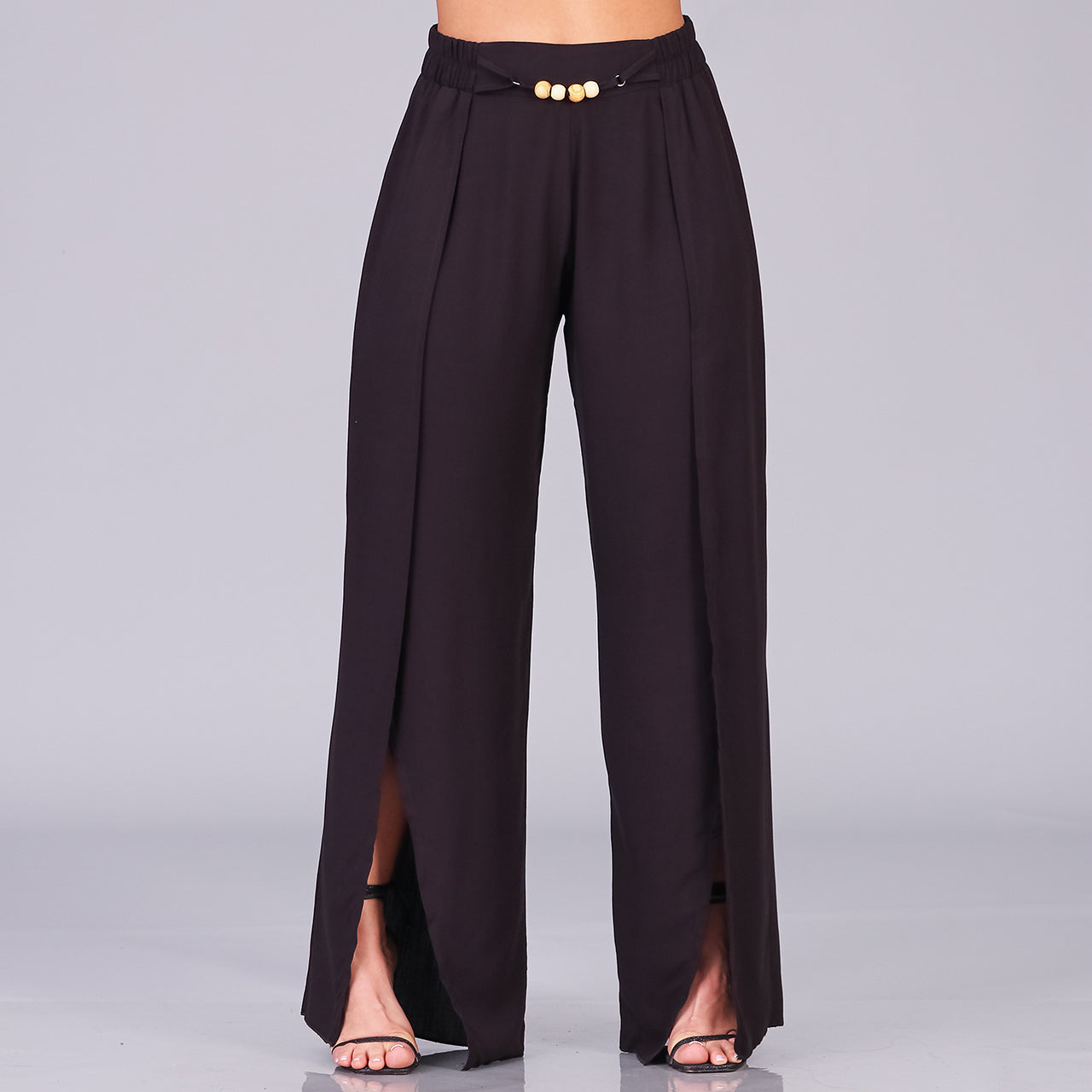 Calça Pantalona com Fenda na Frente BBonnie Paola