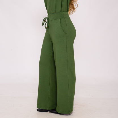 Conjunto Calça e Blusa de Moletinho BBonnie Milena Verde