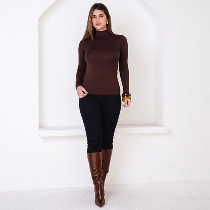 Blusa Cacharrel M/L BBonnie Marrom