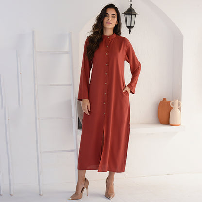 Vestido Chemise Botões M/L BBonnie Valentina Terra