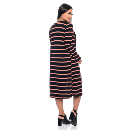 Cardigan Feminino M/L BBonnie Kira Listra Coral B'Bonnie