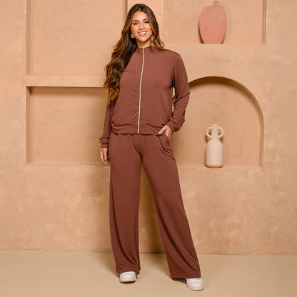 Conjunto Lavinia – Calça e Blusa com Zíper