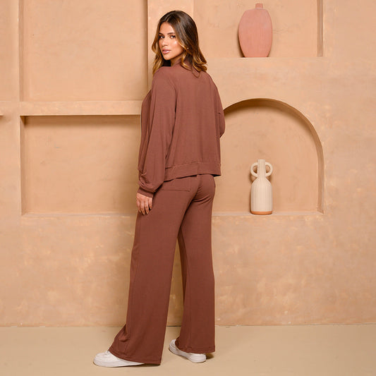 Conjunto Lavinia – Calça e Blusa com Zíper B'Bonnie