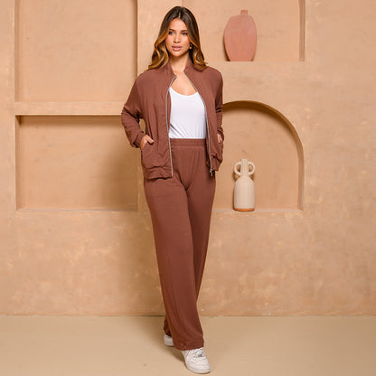 Conjunto Lavinia – Calça e Blusa com Zíper