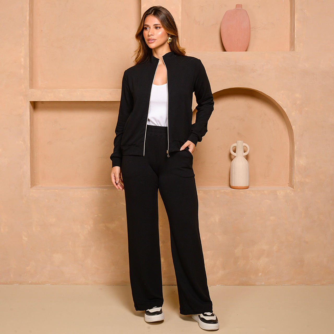 Conjunto Lavinia – Calça e Blusa com Zíper