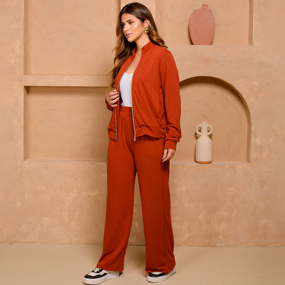 Conjunto Lavinia – Calça e Blusa com Zíper