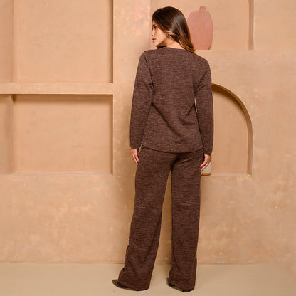 Conjunto Milano – calça e blusa  malha encorpada