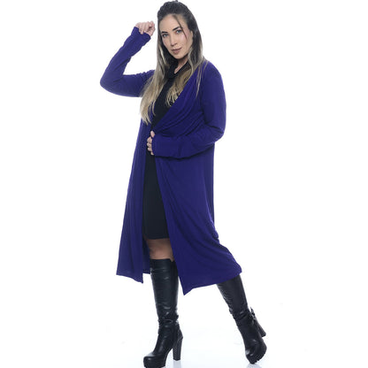 Cardigan Feminino M/L BBonnie Kira Roxo B'Bonnie