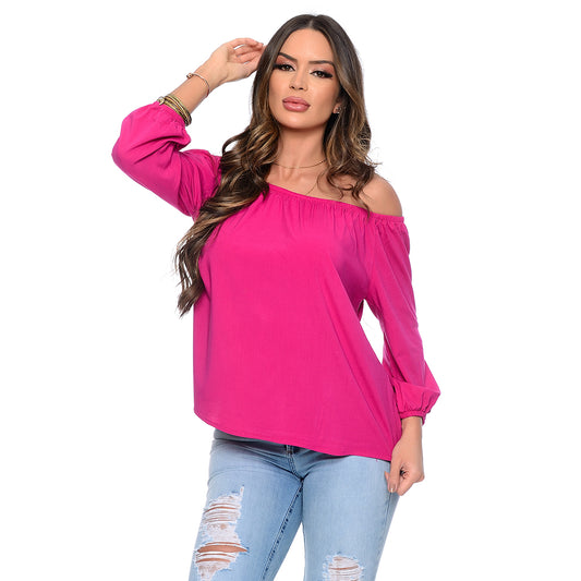 Blusa Ciganinha M/L BBonnie Kalli Pink