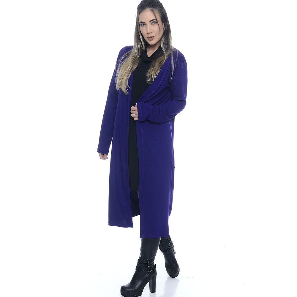 Cardigan Feminino M/L BBonnie Kira Roxo B'Bonnie