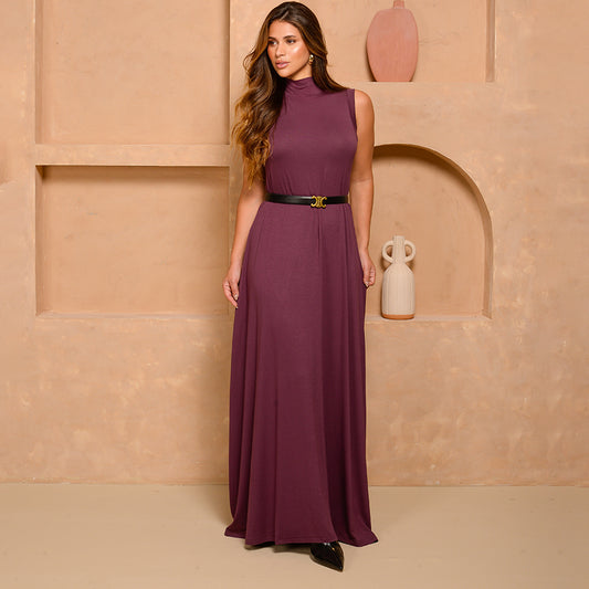 Vestido Longo Nayana - Malha Premium