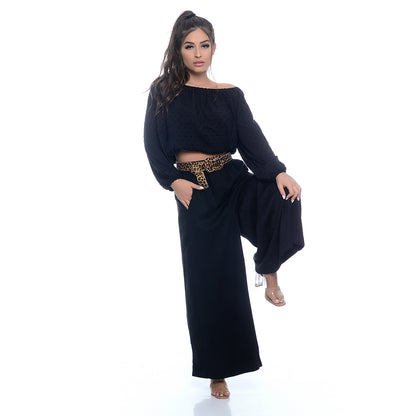 Calça Pantalona em Viscose BBonnie Cleo