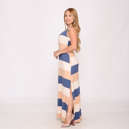 Vestido com Fendas Laterais BBonnie Catarina Estampados