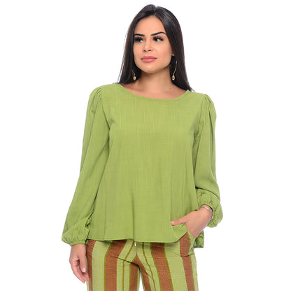 Blusa Bata Decote Redondo BBonnie Vânia