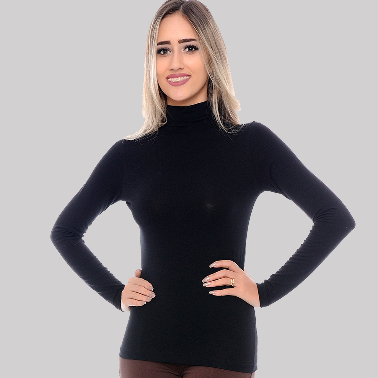 Blusa Cacharrel M/L BBonnie Preta